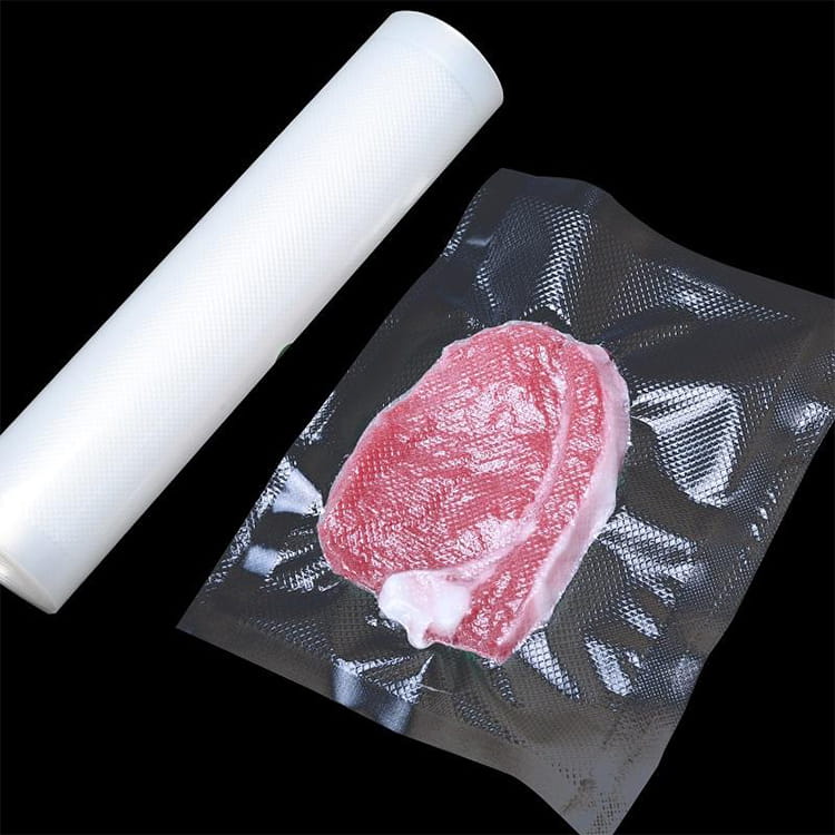 Rolos seladores a vácuo texturizados resistentes para armazenamento de alimentos