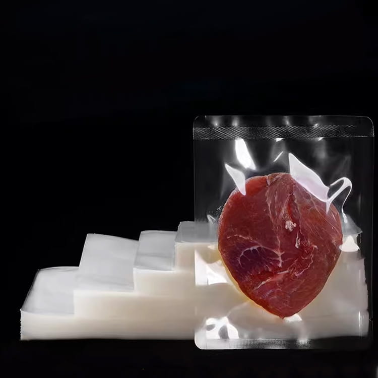 Saco selador a vácuo composto de PE/PA de alta barreira para alimentos frescos
