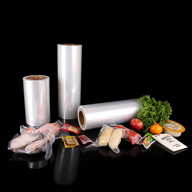Filme de embalagem plástica coextrudado transparente de 7 camadas para segurança alimentar