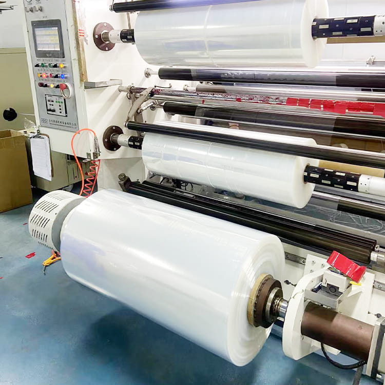 Filme de embalagem transparente tubular